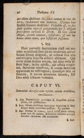 46-56, Caput VI. Sententiae diversae adeo resectis aearum erroribus, conciliantur.