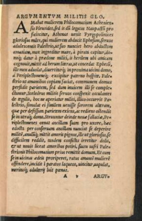 Argumentum Militis Glo.