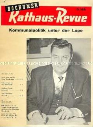 "Bochumer Rathaus-Revue", Informationsblatt der FDP zu kommunalpolitischen Fragen