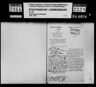 Schuldenwesen der Schulgemeinde Satteldorf
