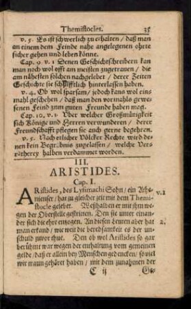 III. Aristides