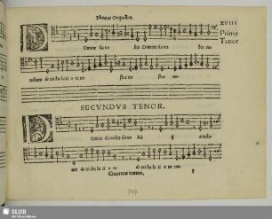 XVIII. Crecquillon, Thomas: Domine da nobis auxilium