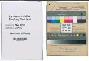 Entnazifizierung Wilhelm Hirnstein , geb. 31.05.1901 (Arbeiter)