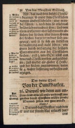 Der dritte Theil Von der Danckbarkeit.