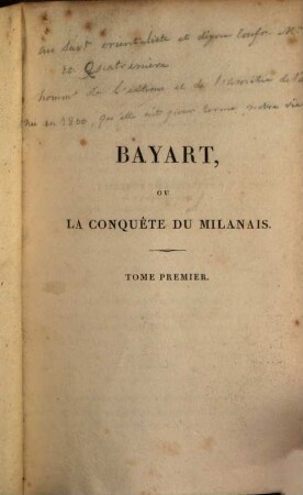 Bayart, ou la conquête du Milanais : Poëme, 1