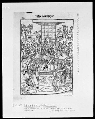 Schatzbehälter oder Schrein der waren reichtümer des heils und ewyger seligkeit genannt — Fig. 9, Zacharias wird auf Geheiß des König Joab gesteinigt