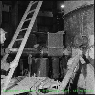 Montage der Thermischen Säule im Forschungsreaktor 2 (FR 2)