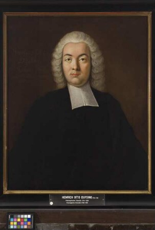 Bildnis des Heinrich Otto Duysing, 1750-1781 Professor der Theologie in Marburg (1719-1781)