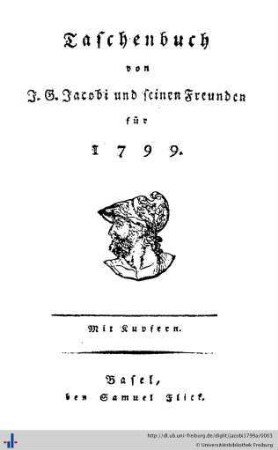 4/1799: Taschenbuch: für d. Jahr ...