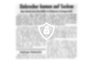 Einbrecher kamen auf Socken