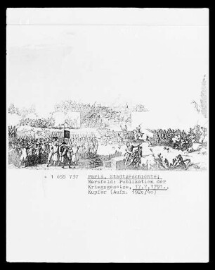 Paris, Publikation einer republikanischen Petition auf dem Marsfeld am 17.07.1791