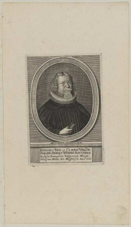 Bildnis des Philippus Ernricus Widerus