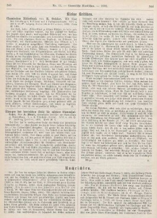 343-344 Kleine Kritiken