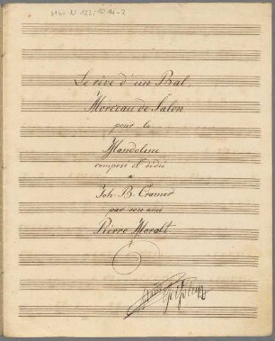 Le rêve d'un bal – BSB Mus.N. 122,1014-2