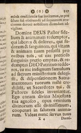 327-335, Domine Deus Pastor fidelium & animarum ...