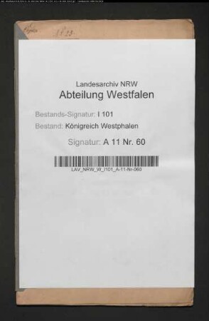 Verzeichnis der von ehemaligen geistlichen Stiftungen relevierenden Kronlehen des Distrikts Höxter
