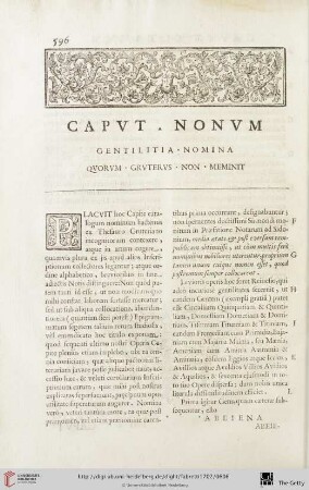 Caput nonum