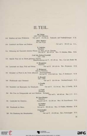 II. Teil (Nr. 312-367)