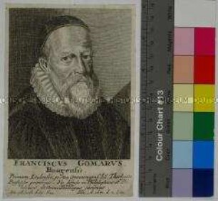 Porträt des reformierten niederländischen Theologen Franciscus Gomarus