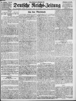 Deutsche Reichs-Zeitung. 1871-1934