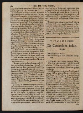 Titulus XXXIII.