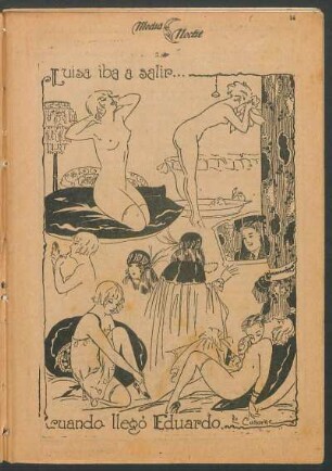 Luisa iba a salir cuando llegó Eduardo [Cómic]