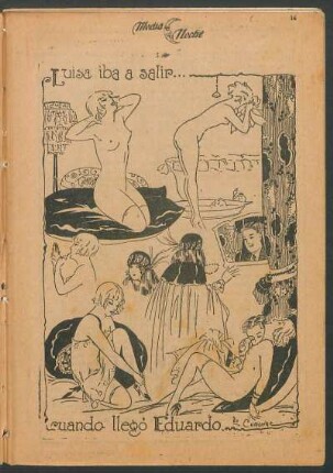 Luisa iba a salir cuando llegó Eduardo [Cómic]