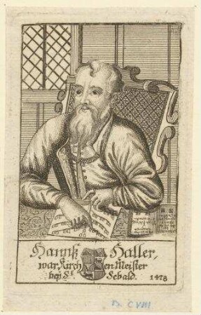 Hans Haller, Kirchenmeister bei St. Sebald