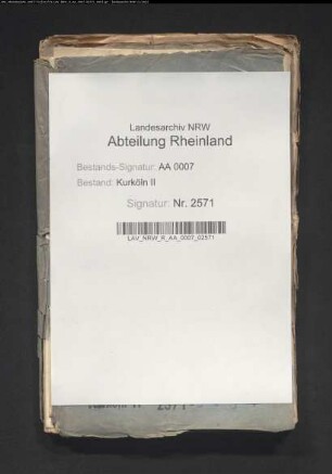 Protokoll und Korrespondenzen betr. die Grenzbesichtigung zwischen Kempen und Geldern-Wachtendonk