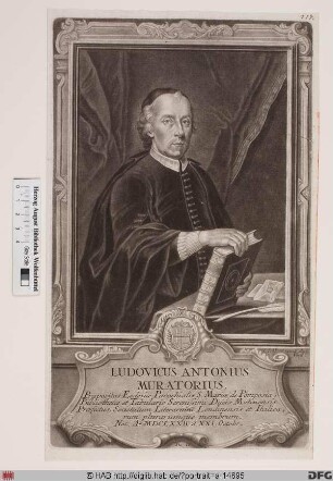 Bildnis Lodovico Antonio Muratori