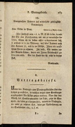 165-183, B. Vortragsbriefe.