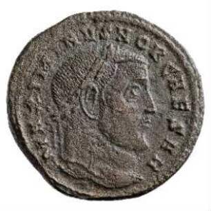 Münze, Follis, 305 n. Chr.