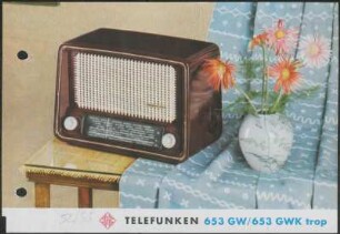 Werbeprospekt: Telefunken 653 GW / 653 GWK trop