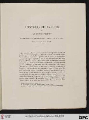 Peintures céramiques de la Grèce propre. Recherches sur les noms d’artistes lus sur les vases de la Grèce