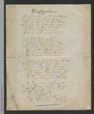 Gedicht von August Peters an Louise Otto-Peters