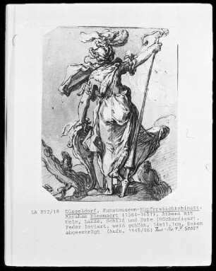 Pallas Athene als Rückenfigur