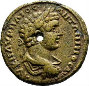 Münze, 198-217 n. Chr.?