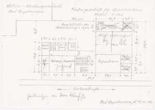Heilig-Geist-Kirche, Bad Oeynhausen Gemeindehaus: Grundriss Kellergeschoss 1:200