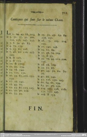 Cantiques qui sont sur le même Chant
