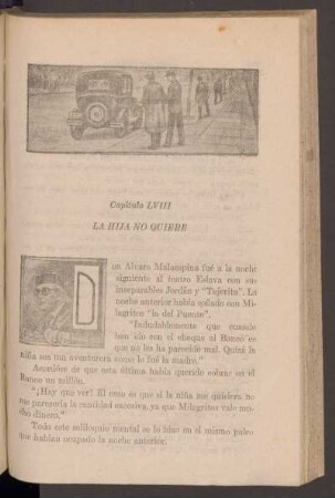 Capítulo LVIII - La hija no quiere