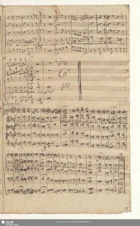 Choral: Du süße Lieb' schenk uns deine Gunst