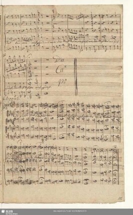 Choral: Du süße Lieb' schenk uns deine Gunst