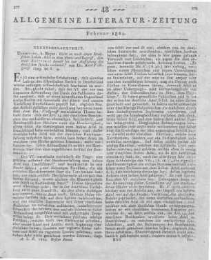 Vollgraff, K.: Giebt es noch einen teutschen hohen Adel in dem Sinne und Begriffe, den man damit doctrinell bis zur Auflösung des teutschen Reichs verband? Darmstadt: Heyer 1823