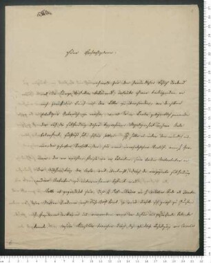 Brief von Eduard d' Alton an Adelbert von Chamisso