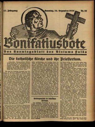 Ausgabe vom Sonntag, den 16. Dezember 1934.