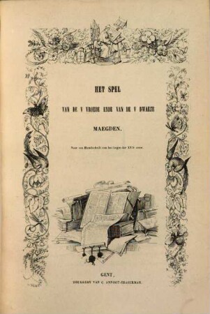 Maatschappij der Vlaemsche Bibliophilen. 2. Ser., 6. 1852