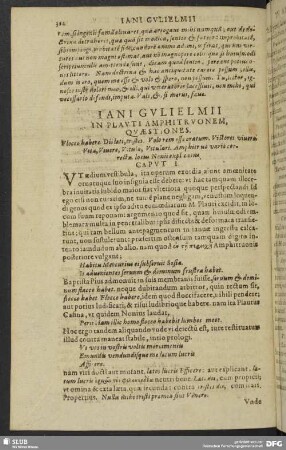 Iani Gulielmii In Plauti Amphitruonem, Quaestiones