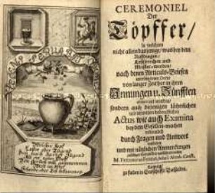 Geschichte und Privilegien der Zunft der Töpfer