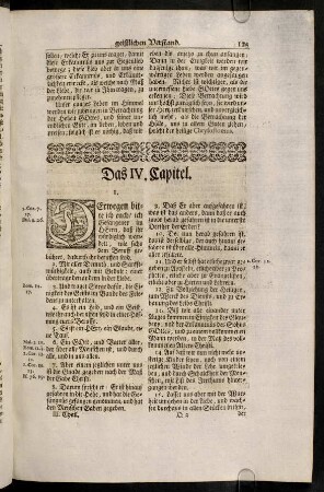 123-139, Das IV. Capitel