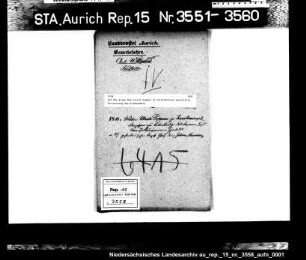 Die der Witwe des Ulrich Poppen in Carolinensiel gestattete Fortsetzung des Kramhandels